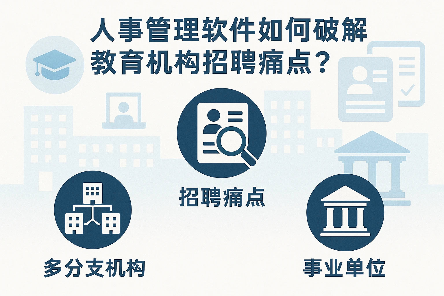 人事管理软件如何破解教育机构招聘痛点？多分支机构与事业单位的实践启示