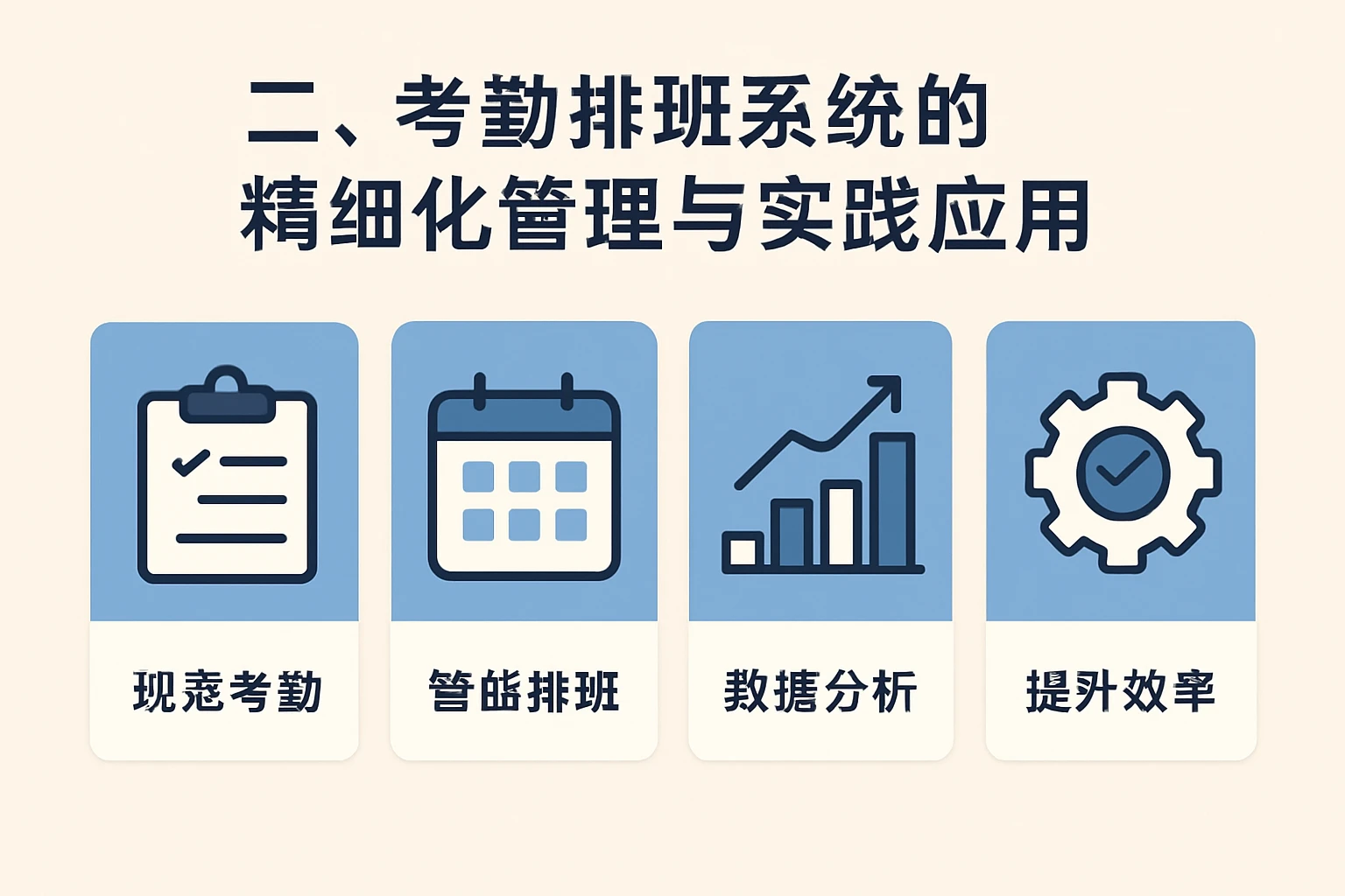 二、考勤排班系统的精细化管理与实践应用