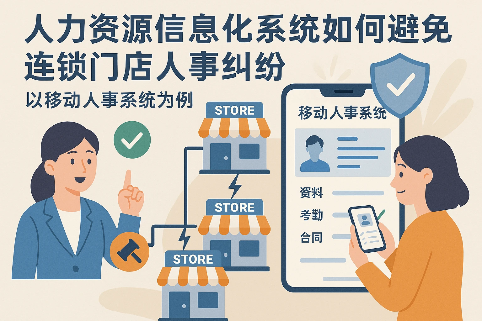 人力资源信息化系统如何避免连锁门店人事纠纷——以移动人事系统为例