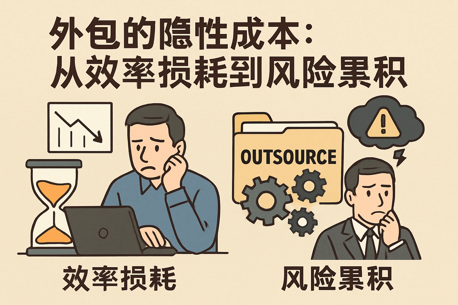 2. 外包的隐性成本：从效率损耗到风险累积