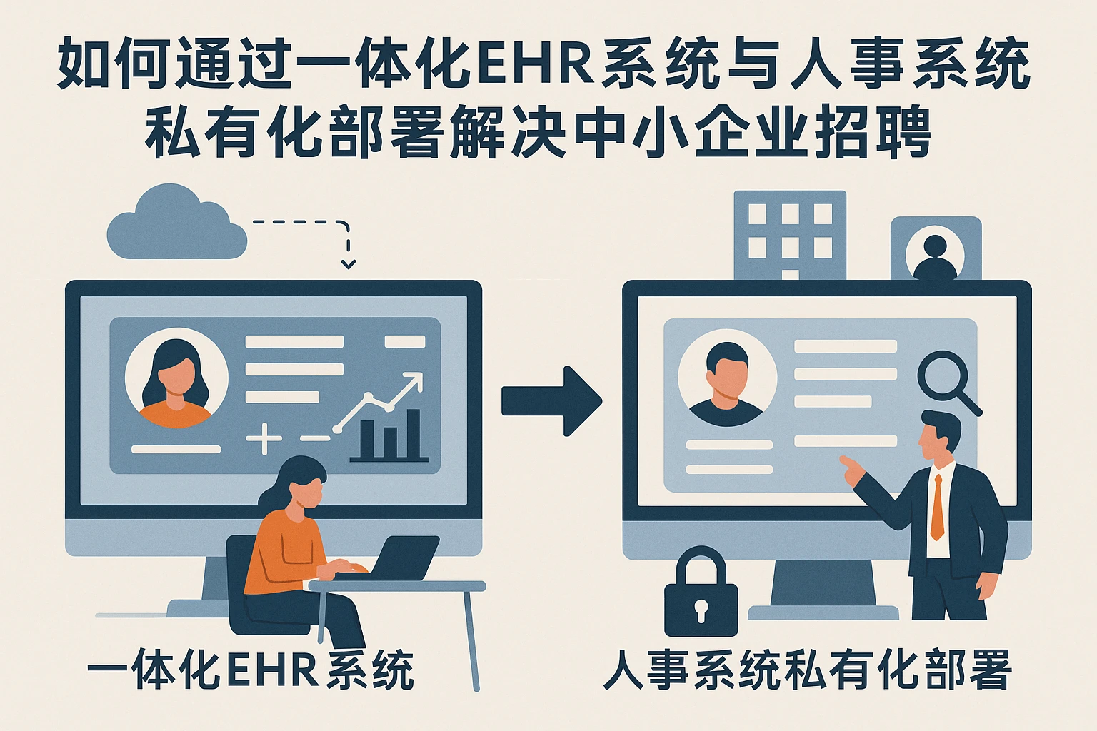如何通过一体化EHR系统与人事系统私有化部署解决中小企业招聘难题