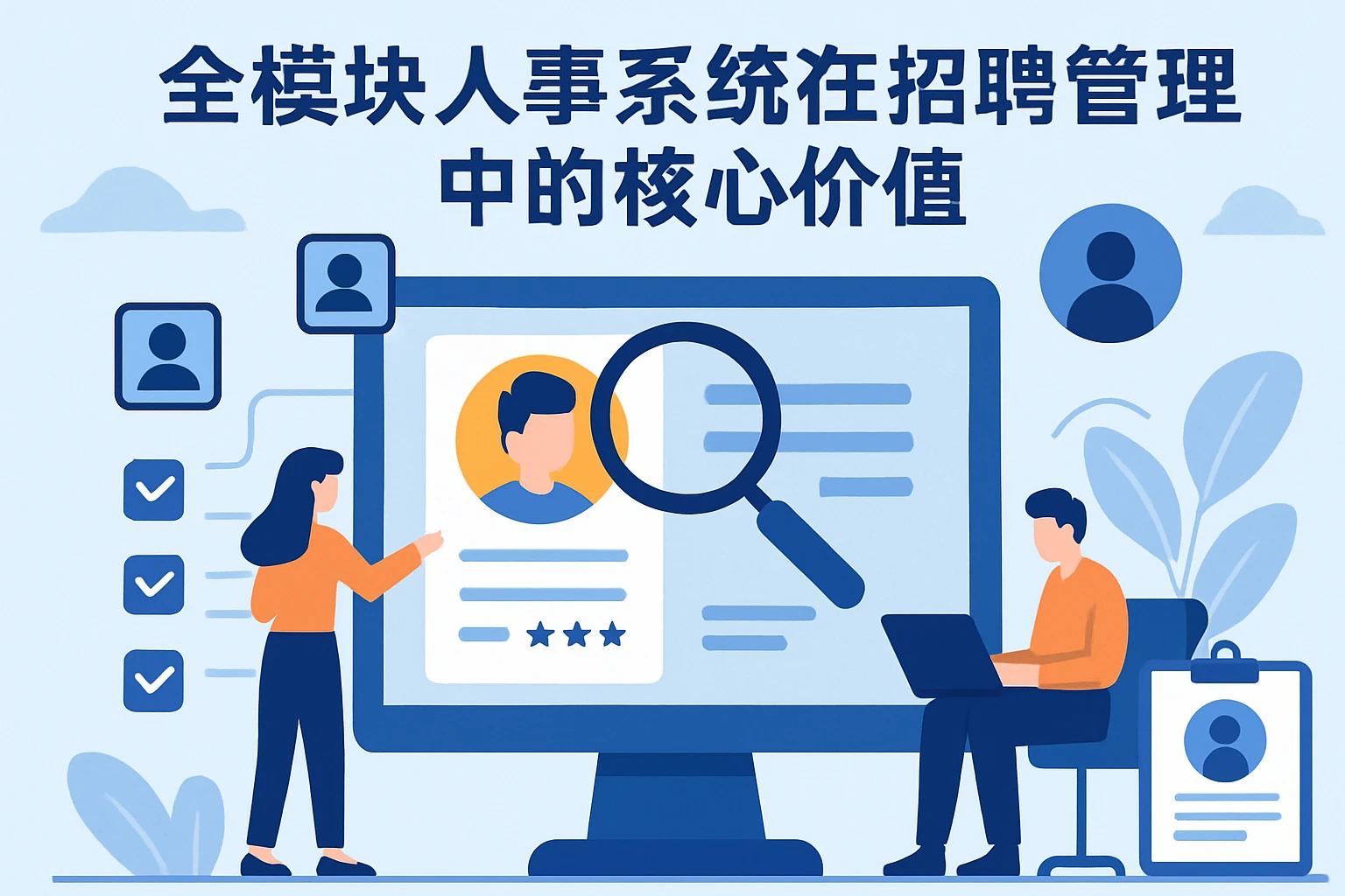 全模块人事系统在招聘管理中的核心价值