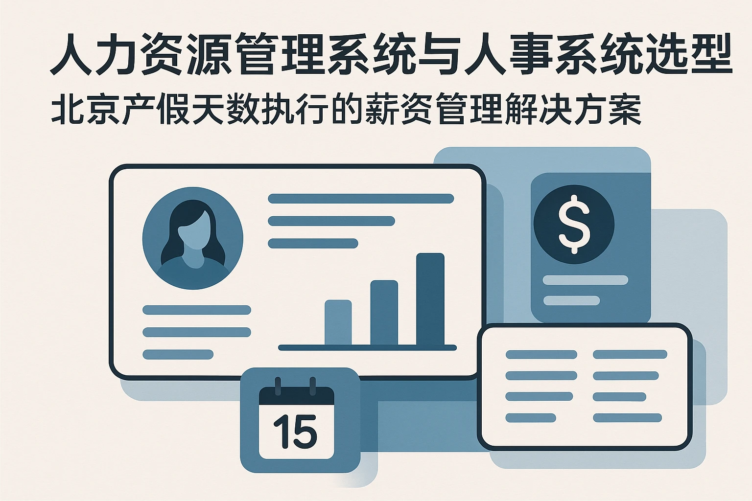 人力资源管理系统与人事系统选型：北京产假天数执行的薪资管理解决方案