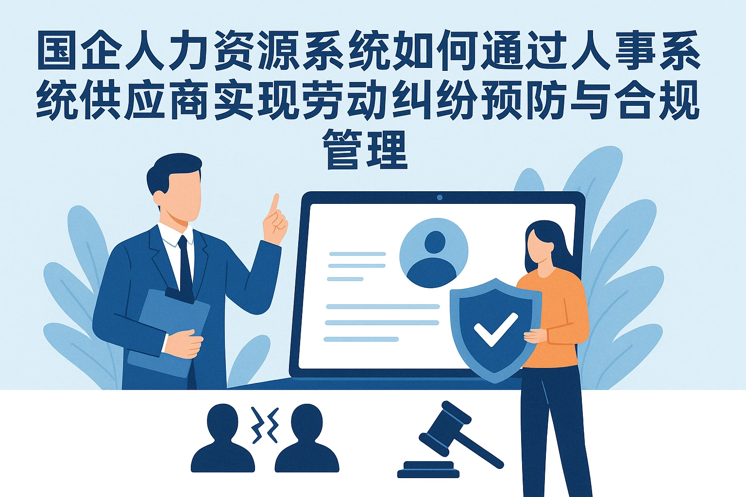 国企人力资源系统如何通过人事系统供应商实现劳动纠纷预防与合规管理