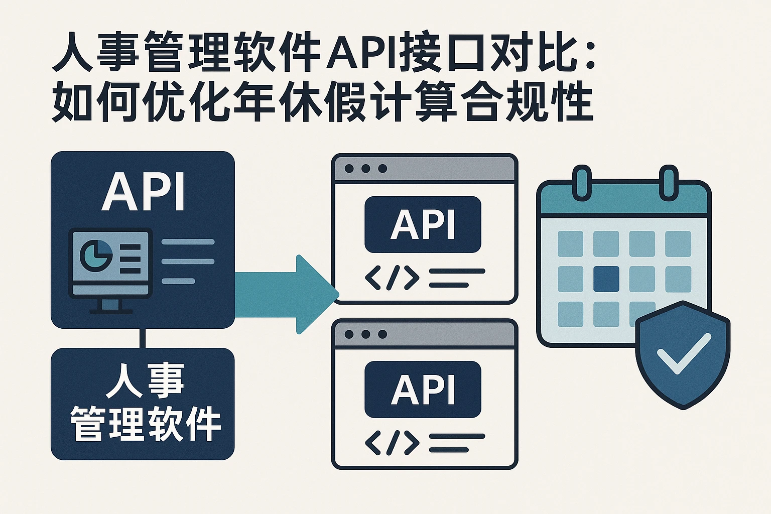 人事管理软件API接口对比：如何优化年休假计算合规性