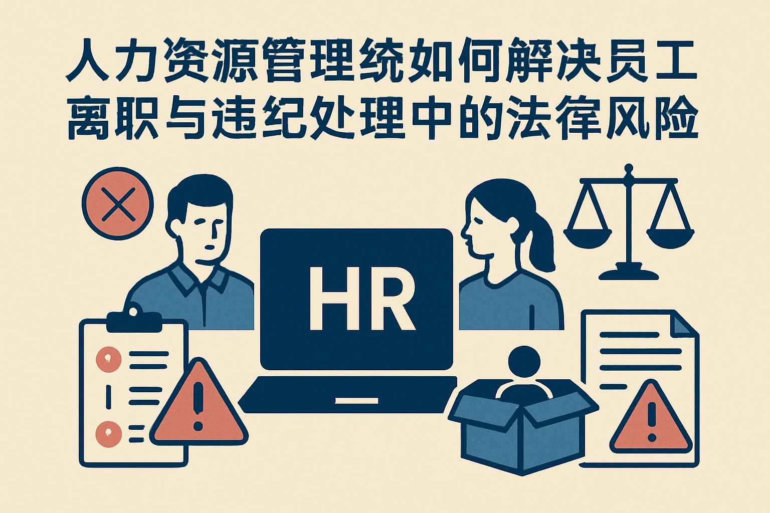 人力资源管理系统如何解决员工离职与违纪处理中的法律风险
