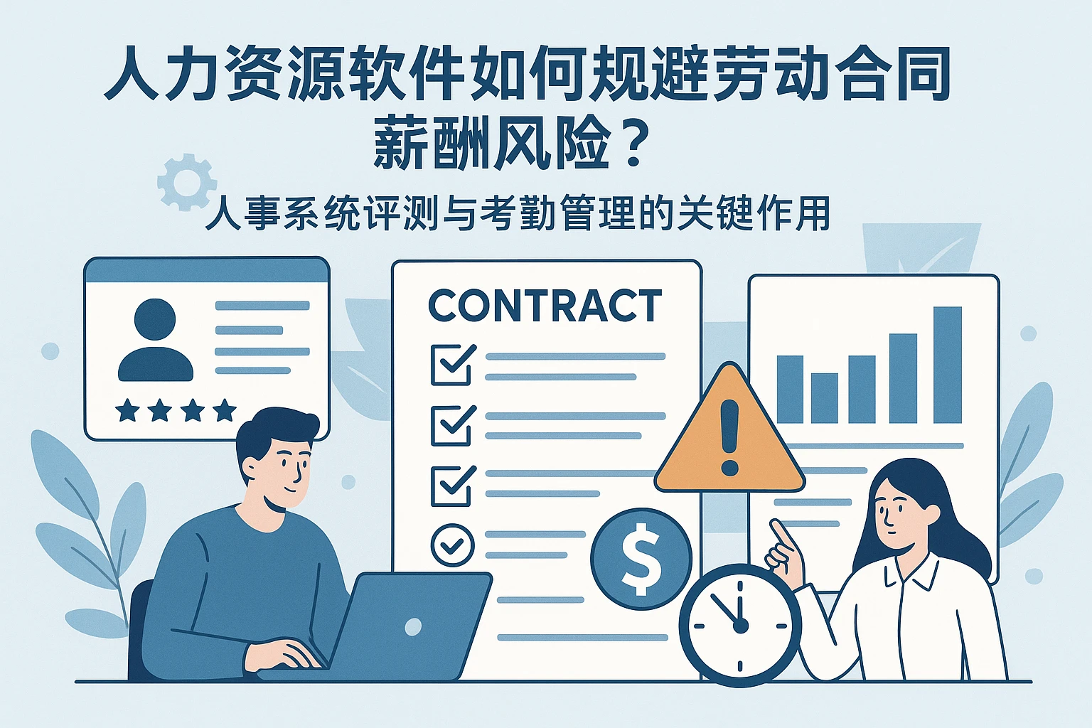 人力资源软件如何规避劳动合同薪酬风险？人事系统评测与考勤管理的关键作用