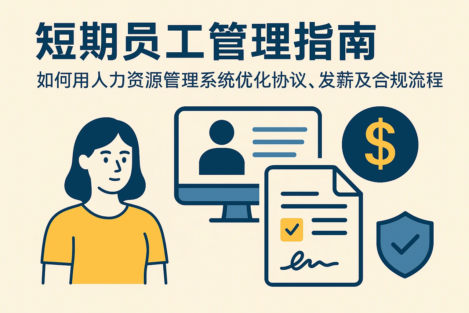 短期员工管理指南：如何用人力资源管理系统优化协议、发薪及合规流程