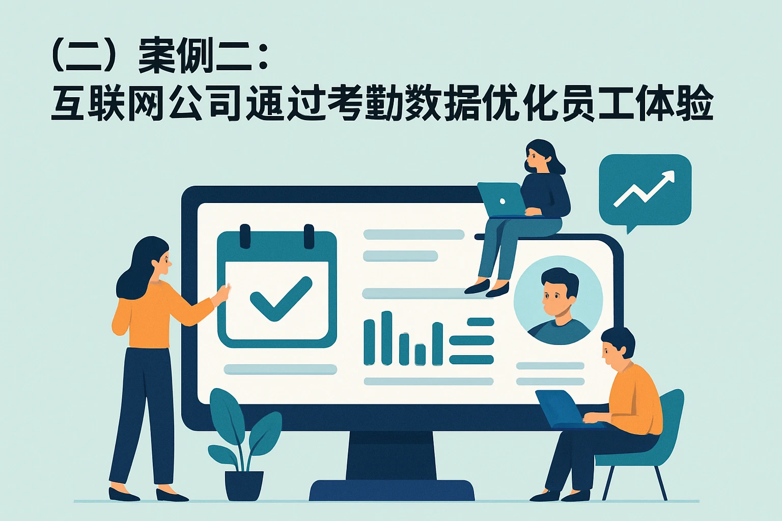 （二）案例二：互联网公司通过考勤数据优化员工体验