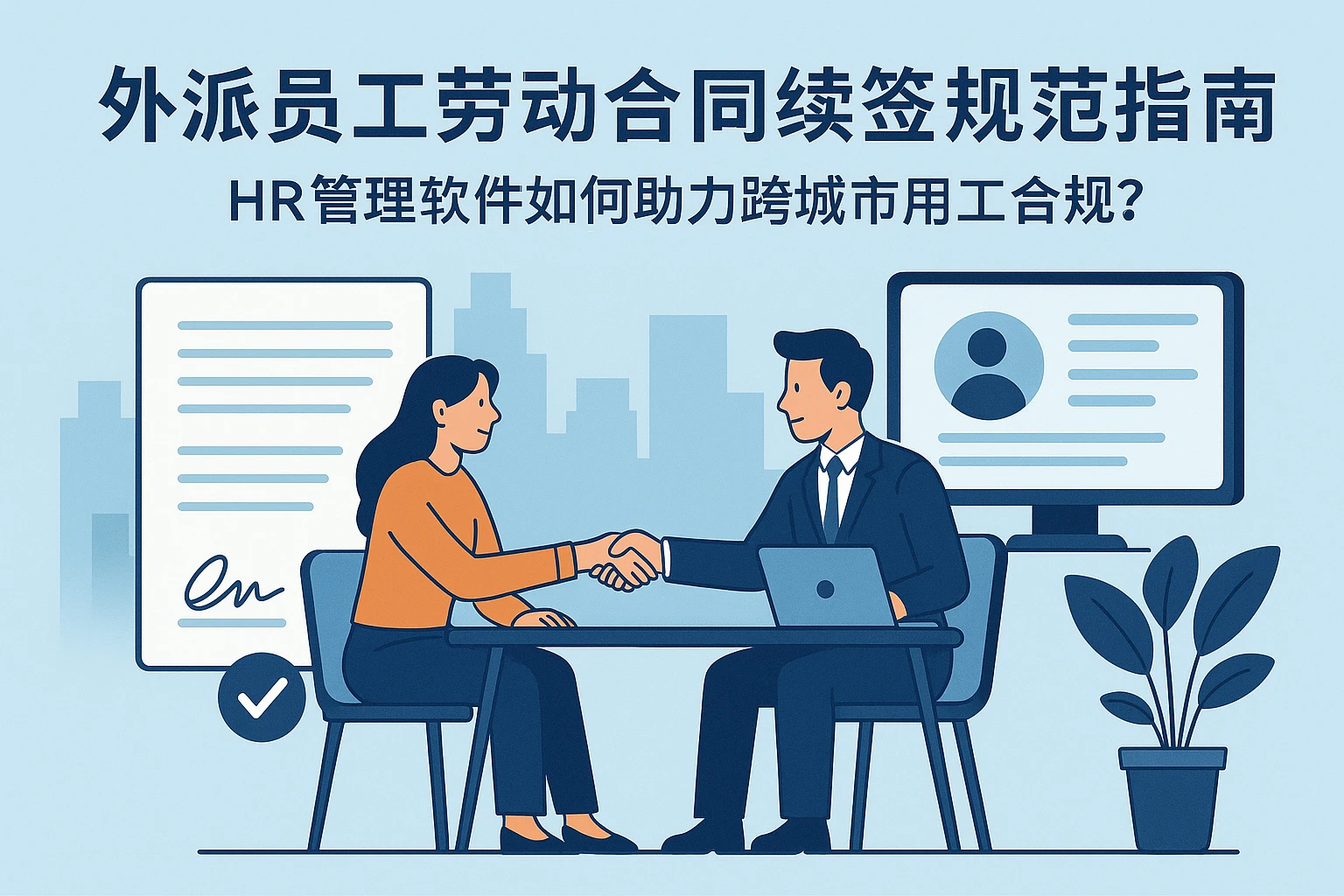 外派员工劳动合同续签规范指南：HR管理软件如何助力跨城市用工合规？