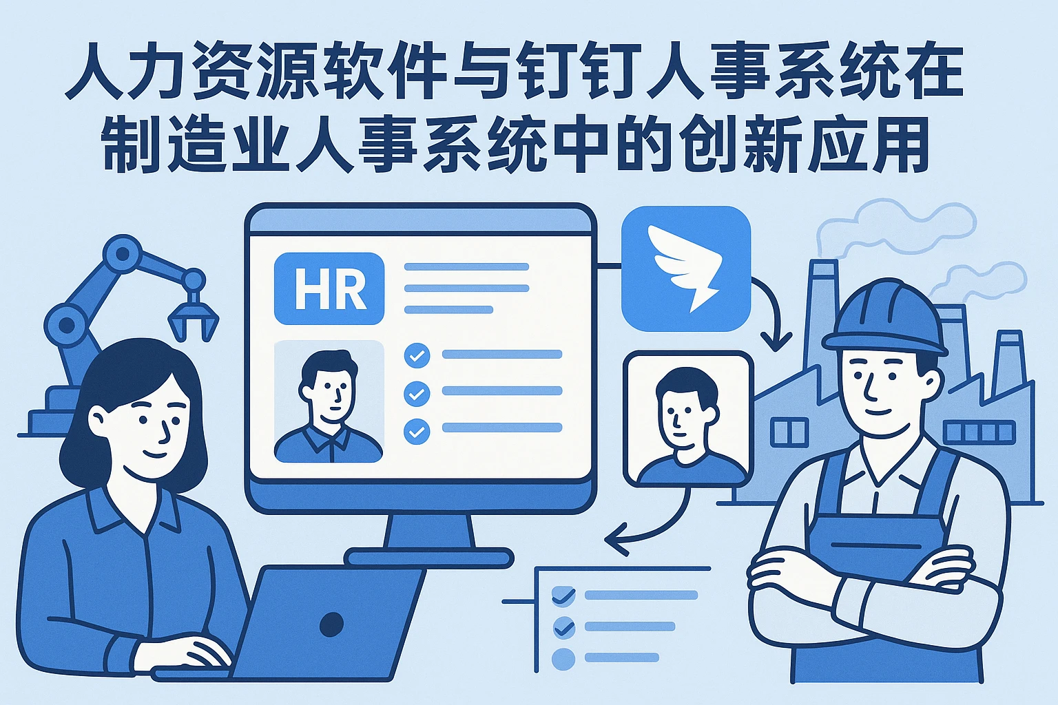 人力资源软件与钉钉人事系统在制造业人事系统中的创新应用