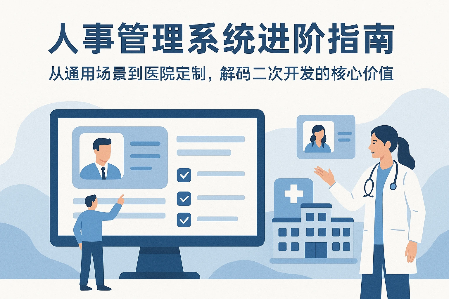 人事管理系统进阶指南:从通用场景到医院定制,解码二次开发的核心价值