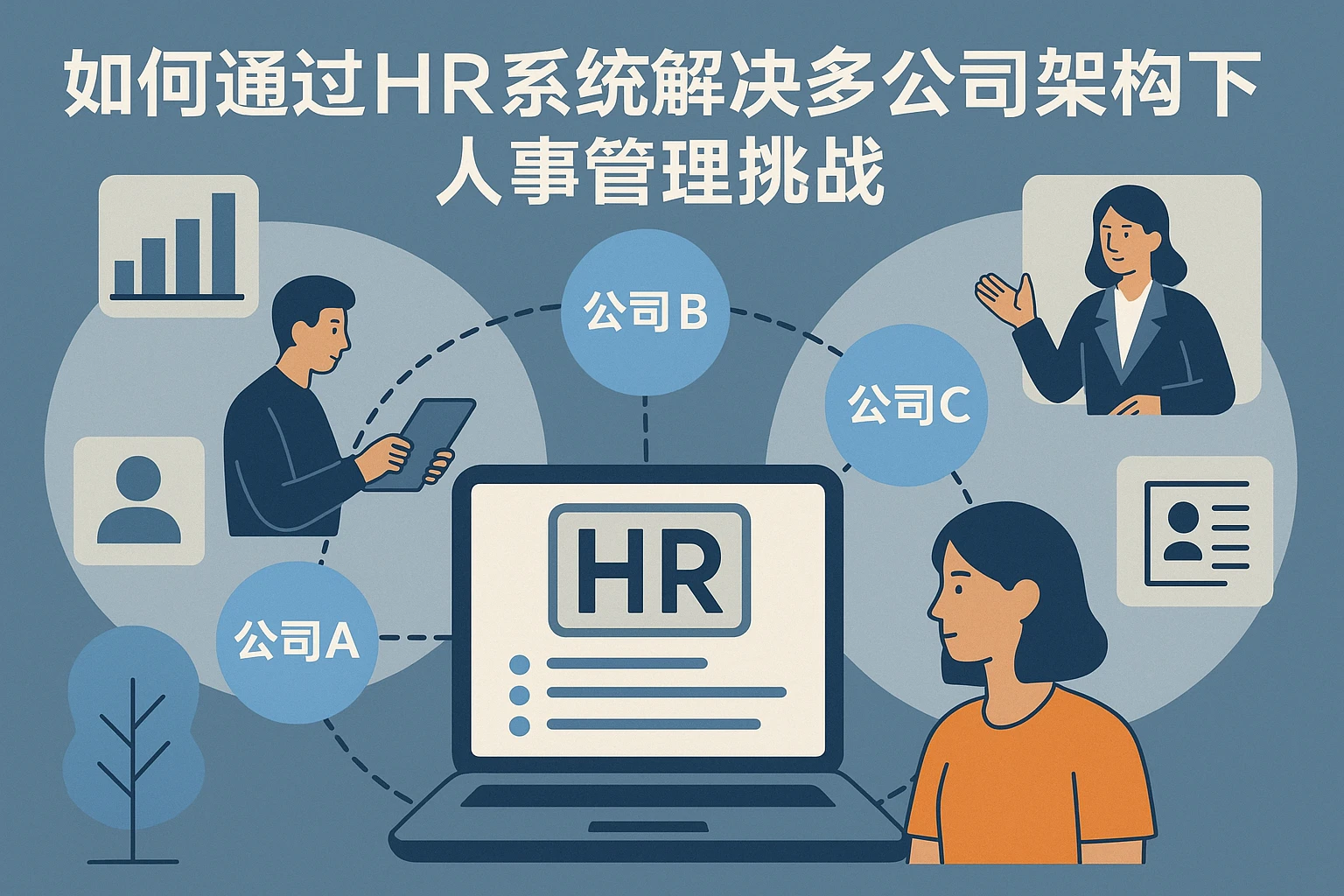如何通过HR系统解决多公司架构下的人事管理挑战