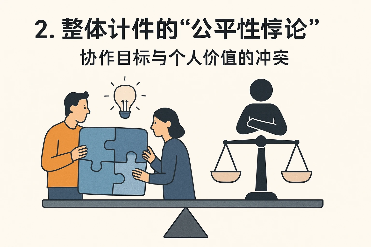 2. 整体计件的“公平性悖论”：协作目标与个人价值的冲突