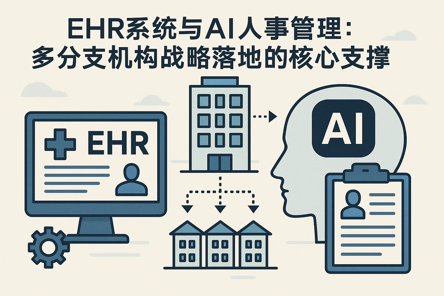 EHR系统与AI人事管理：多分支机构战略落地的核心支撑