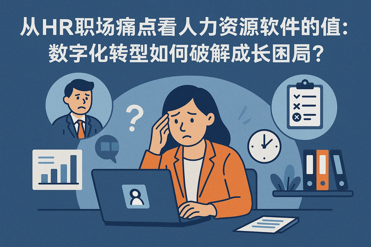 从HR职场痛点看人力资源软件的价值：数字化转型如何破解成长困局？