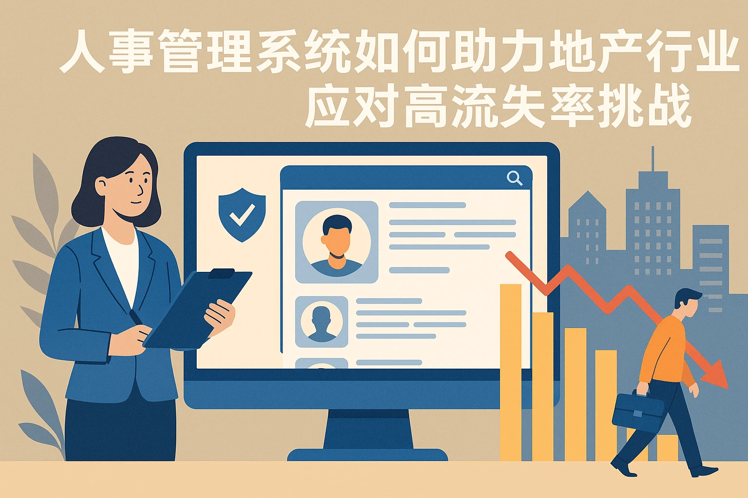 人事管理系统如何助力地产行业应对高流失率挑战
