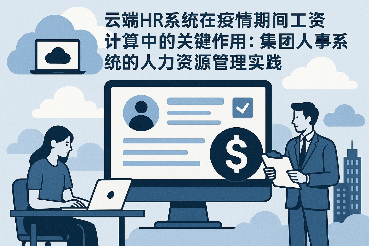 云端HR系统在疫情期间工资计算中的关键作用：集团人事系统的人力资源管理实践