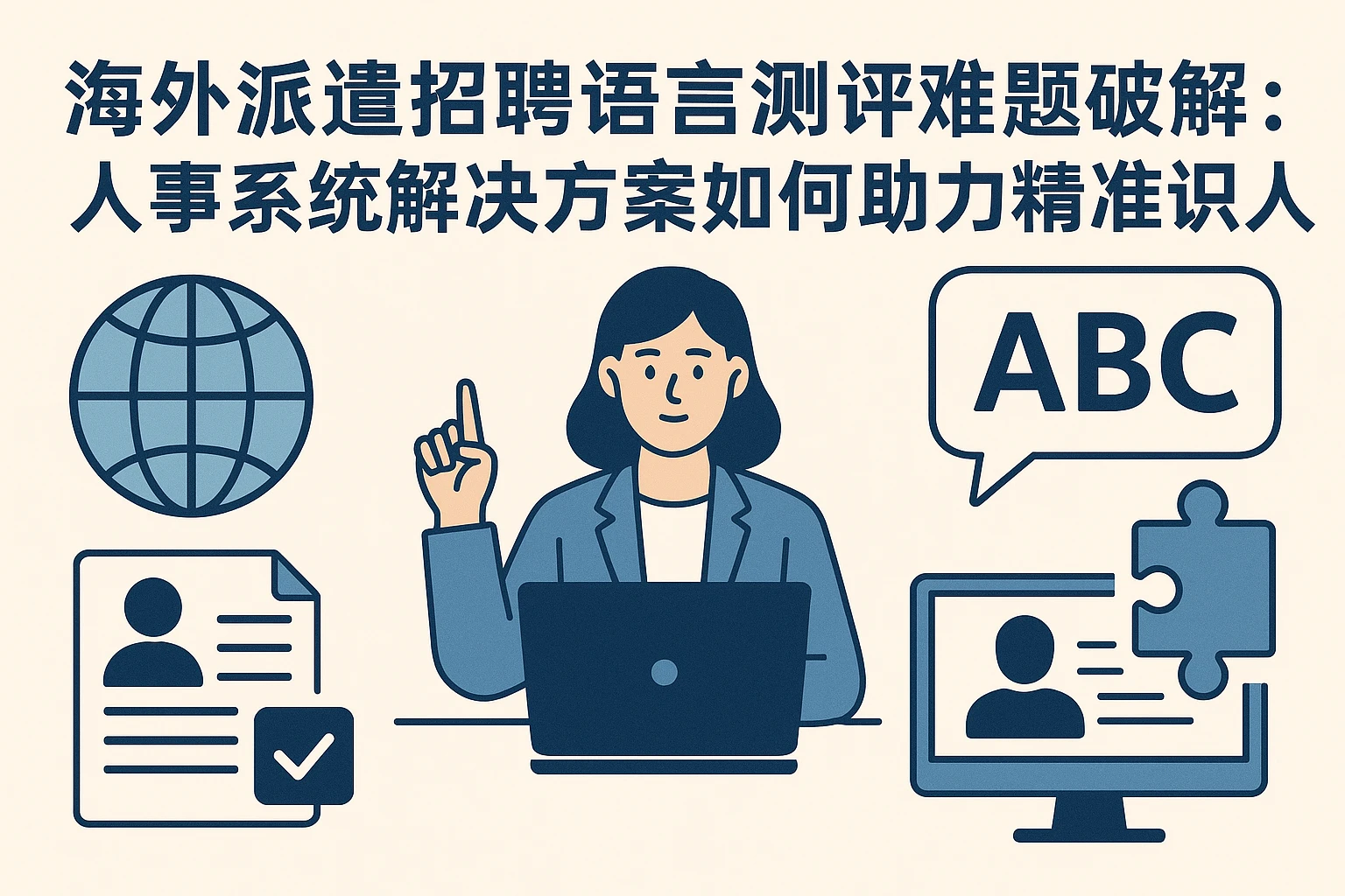 海外派遣招聘语言测评难题破解：人事系统解决方案如何助力精准识人
