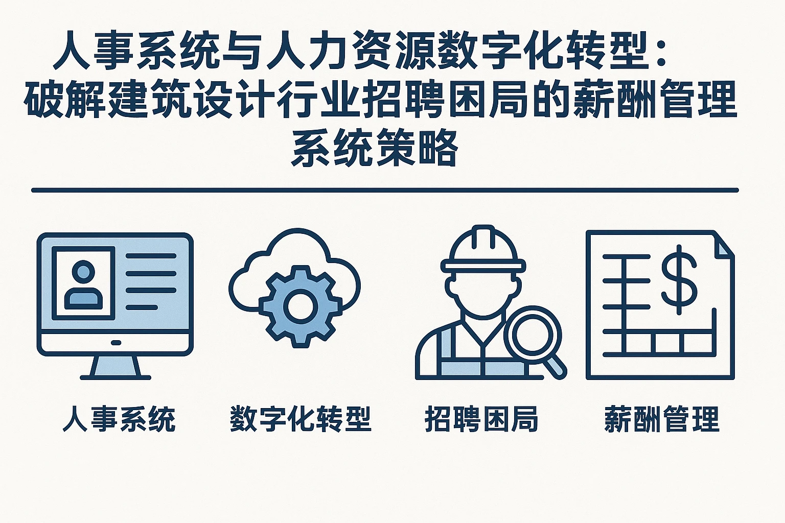 人事系统与人力资源数字化转型:破解建筑设计行业招聘困局的薪酬管理系统策略