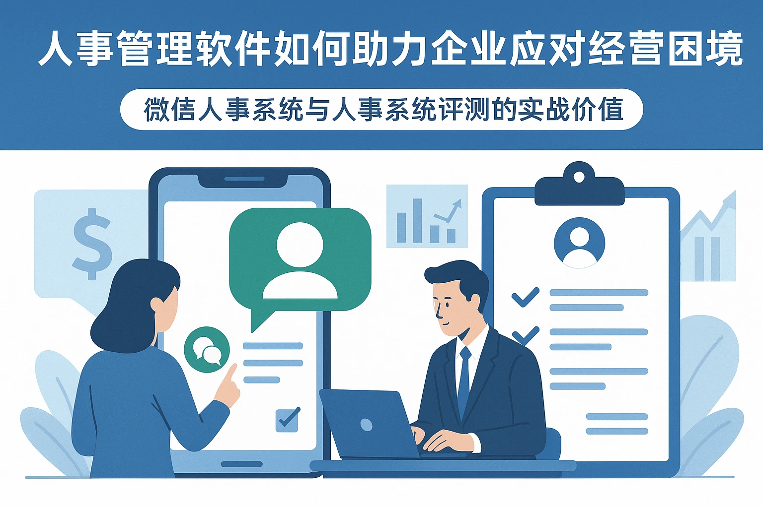 人事管理软件如何助力企业应对经营困境？微信人事系统与人事系统评测的实战价值