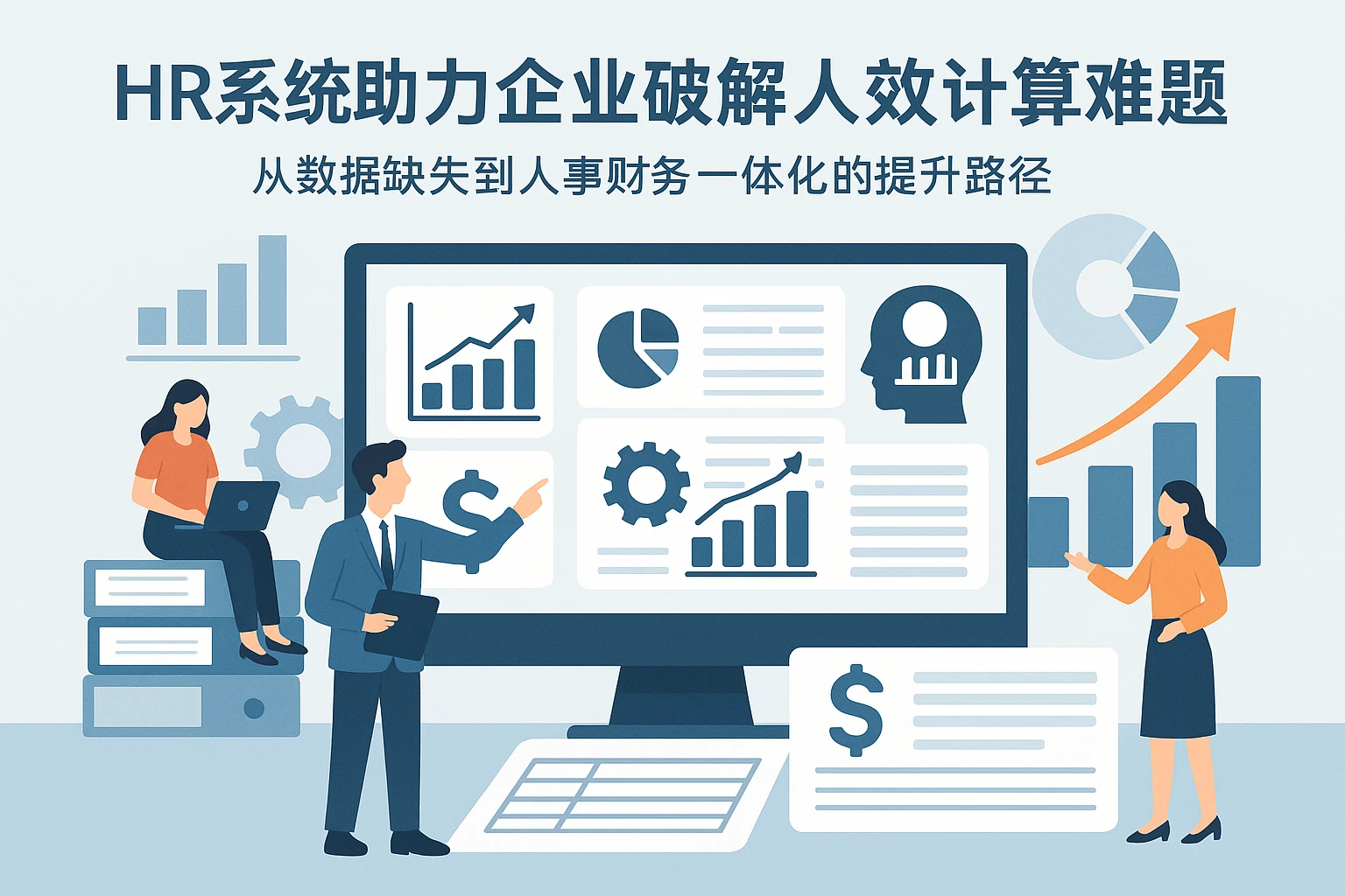 HR系统助力企业破解人效计算难题：从数据缺失到人事财务一体化的提升路径