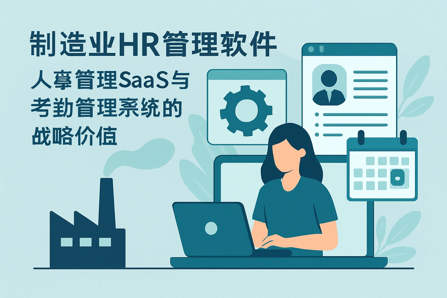 制造业HR管理软件、人事管理SaaS与考勤管理系统的战略价值