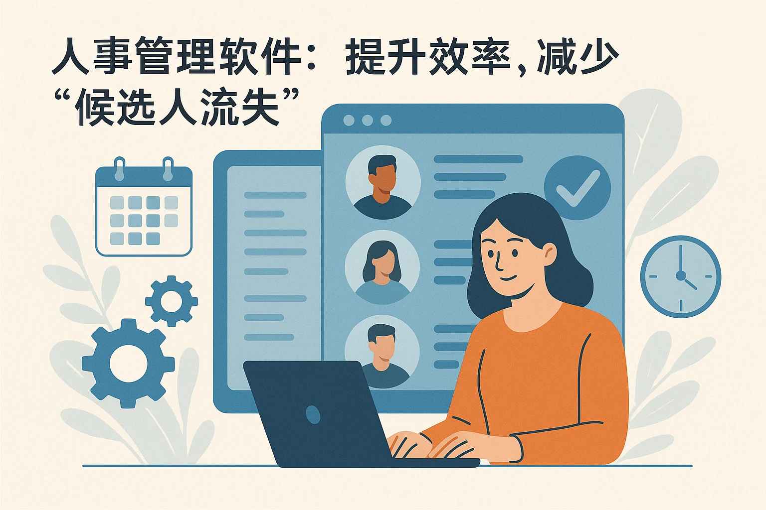 2. 人事管理软件：提升效率，减少“候选人流失”