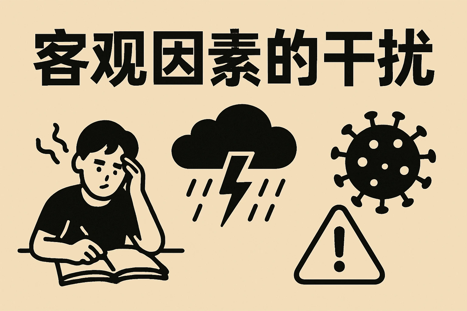 客观因素的干扰