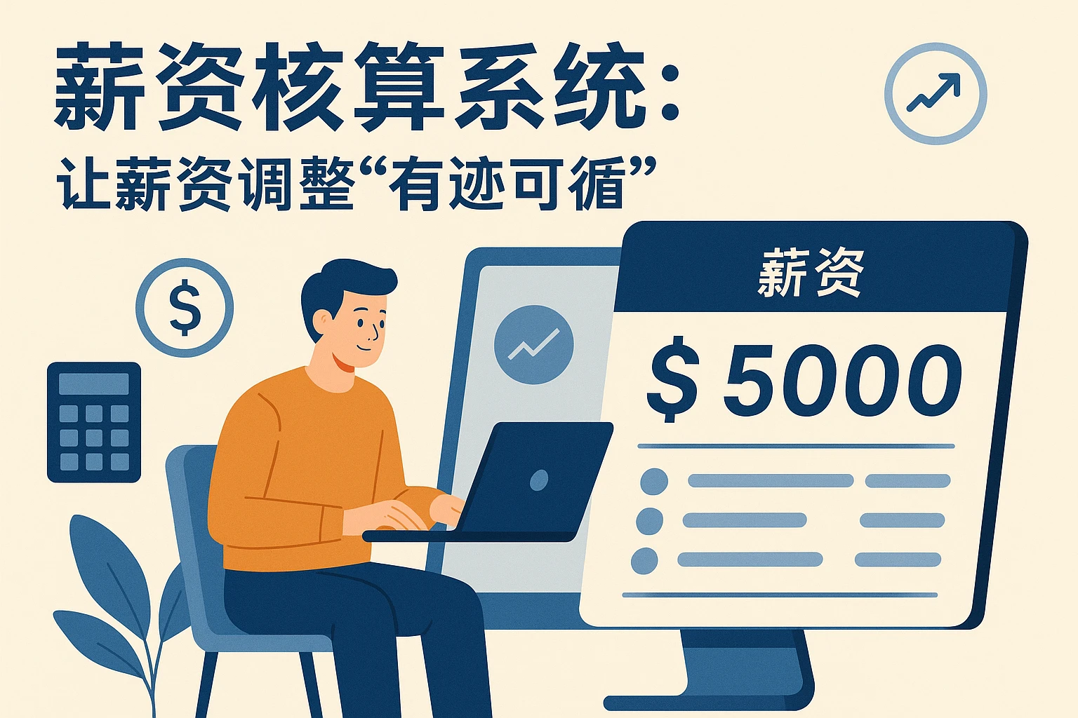 1. 薪资核算系统:让薪资调整“有迹可循”