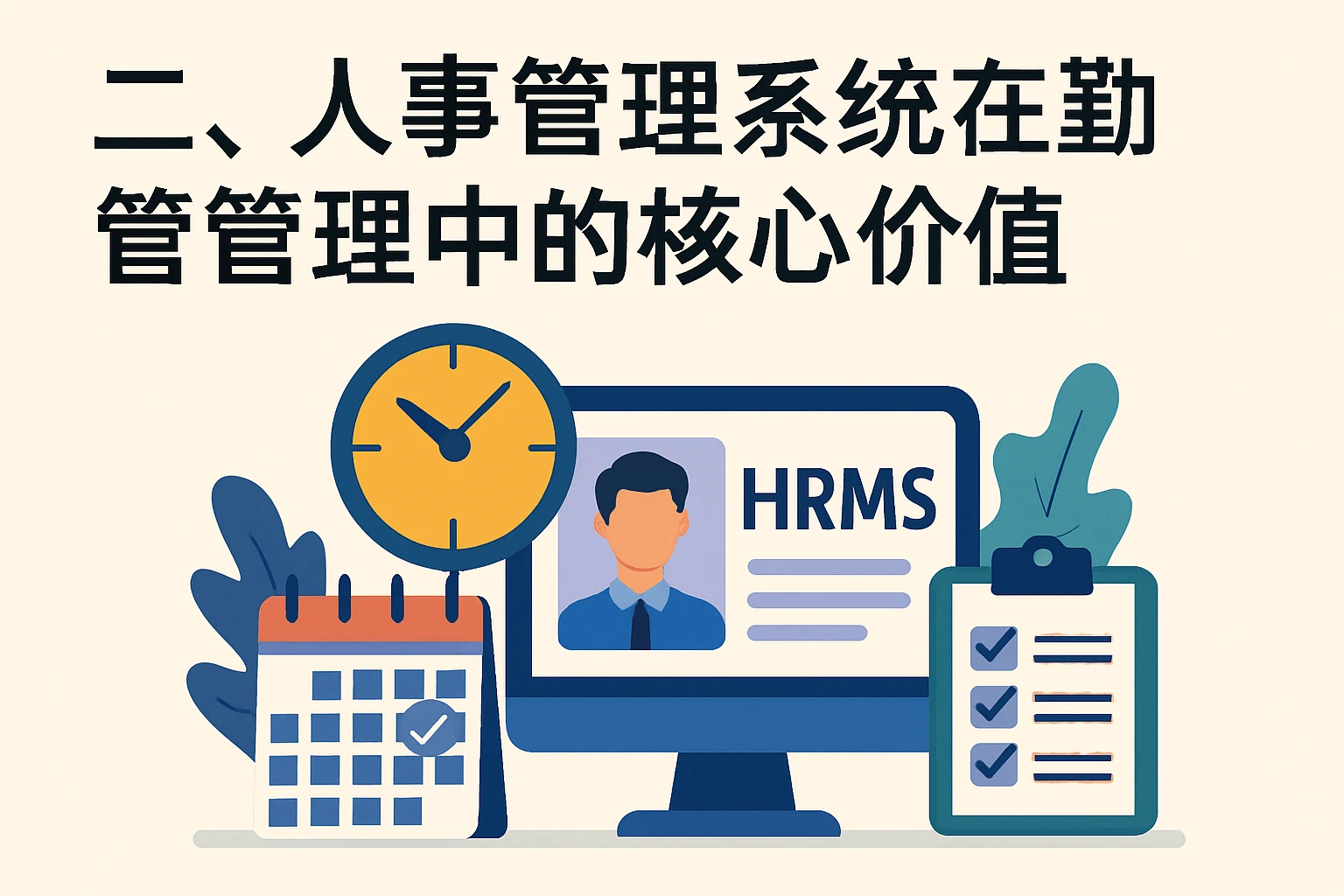 二、人事管理系统在考勤管理中的核心价值