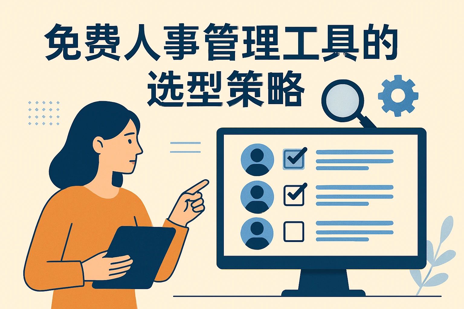 免费人事管理工具的选型策略
