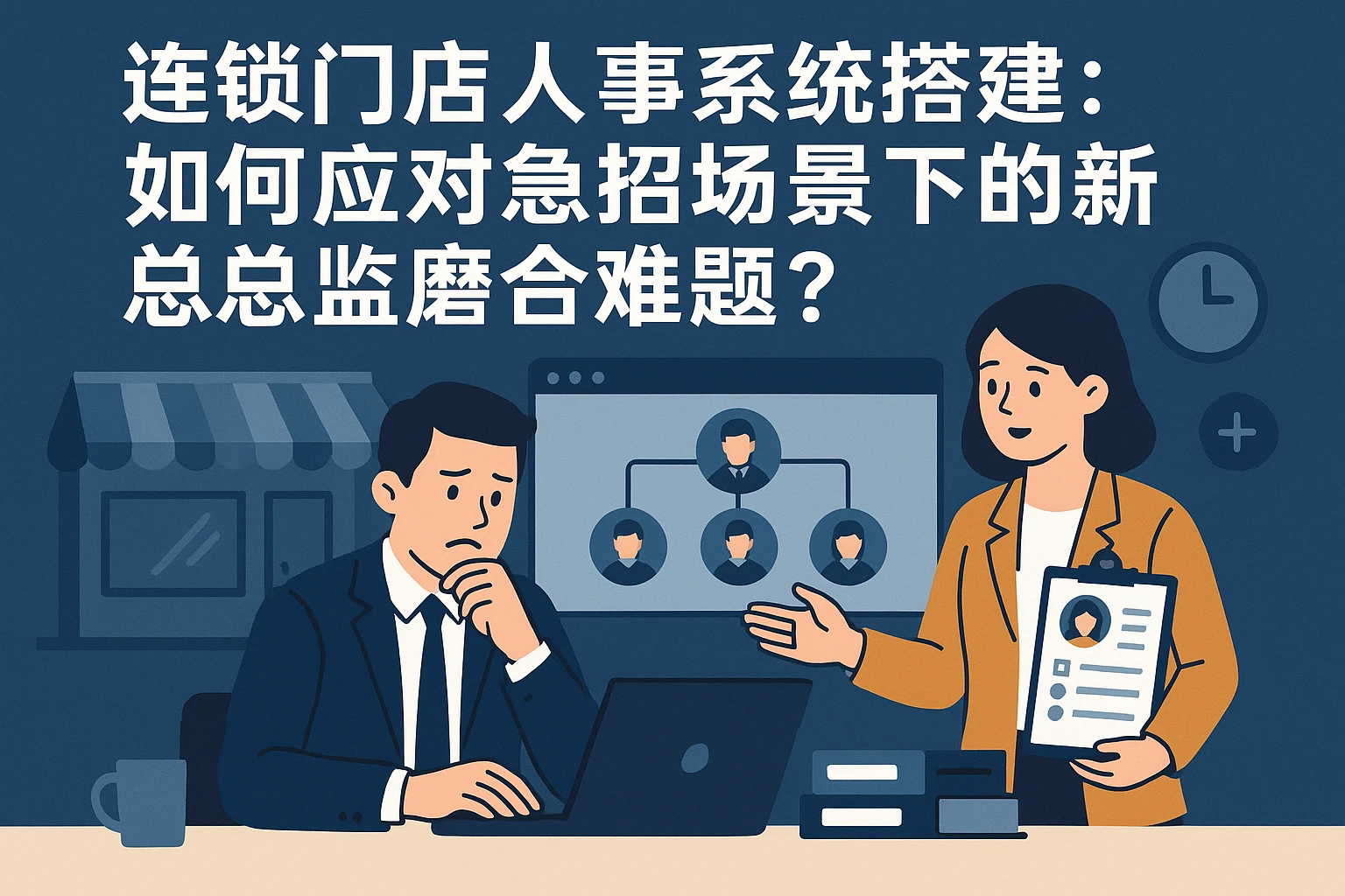 连锁门店人事系统搭建：如何应对急招场景下的新总监磨合难题？