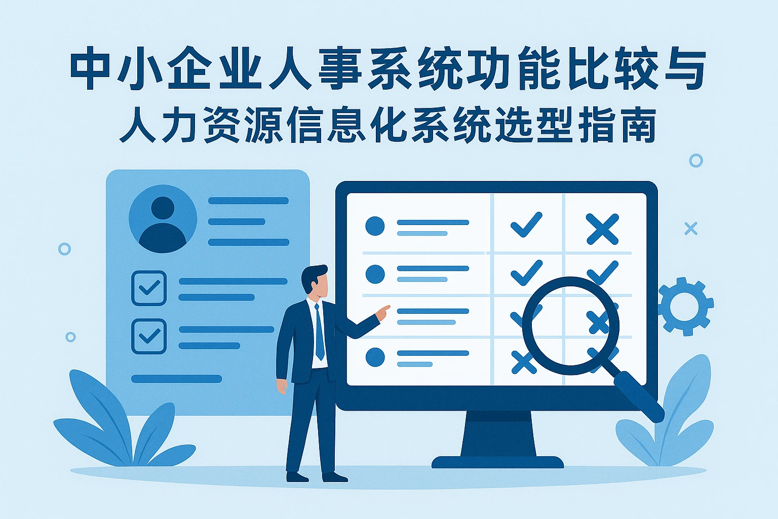 中小企业人事系统功能比较与人力资源信息化系统选型指南