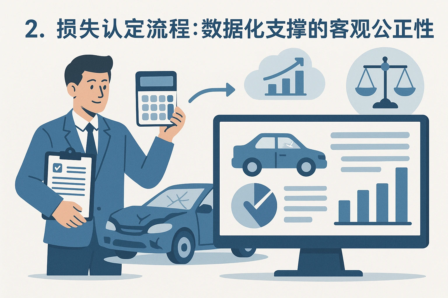 2. 损失认定流程:数据化支撑的客观公正性