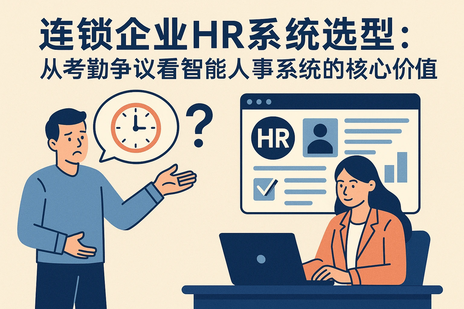 连锁企业HR系统选型:从考勤争议看智能人事系统的核心价值