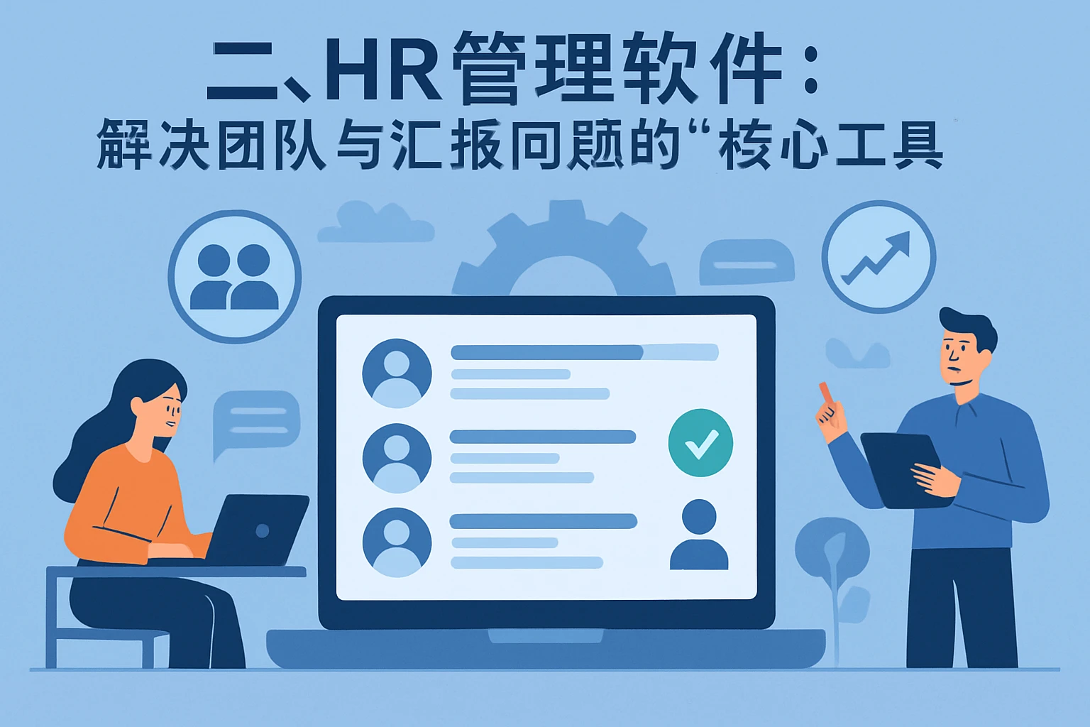 二、HR管理软件：解决团队与汇报问题的“核心工具”