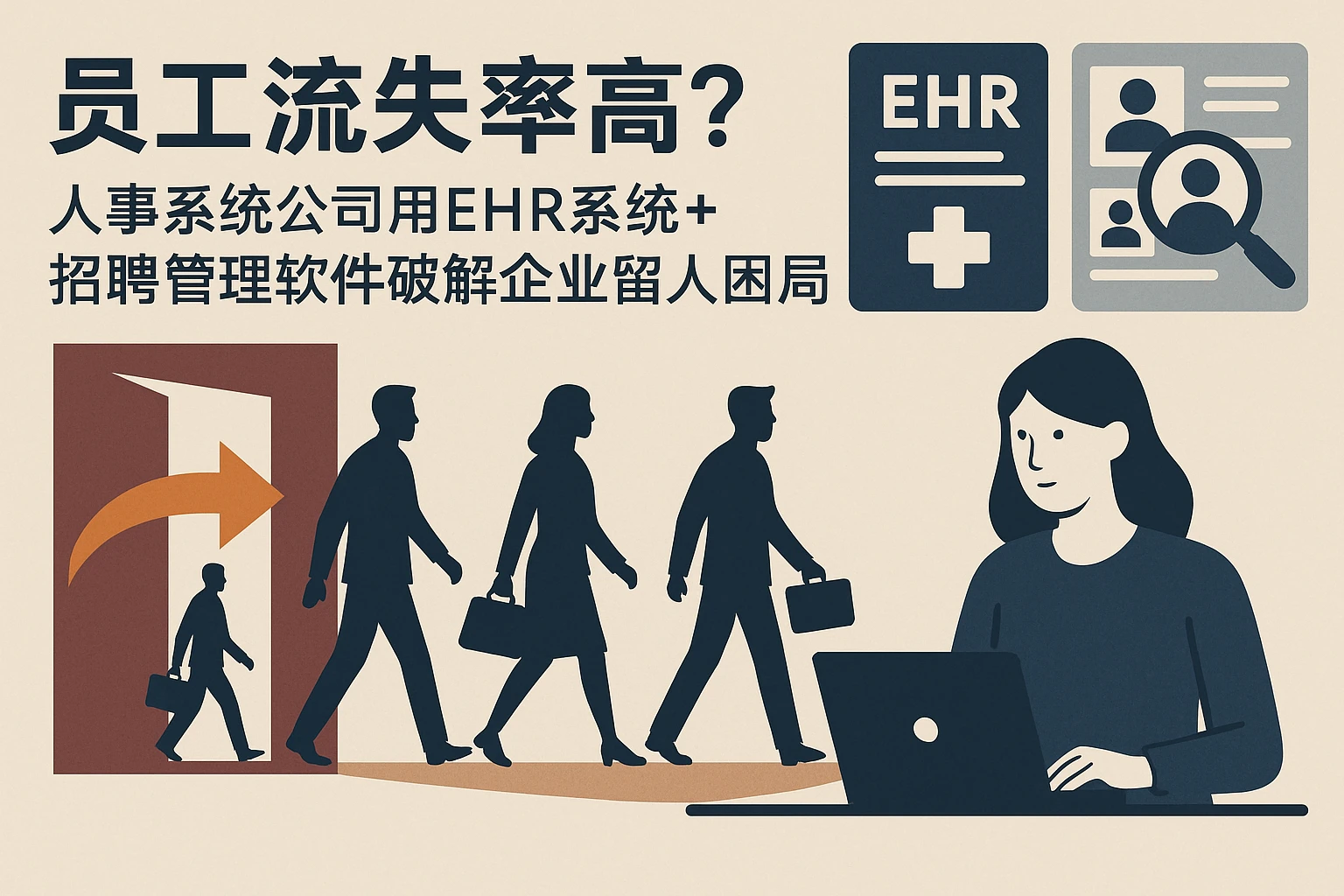 员工流失率高？人事系统公司用EHR系统+招聘管理软件破解企业留人困局