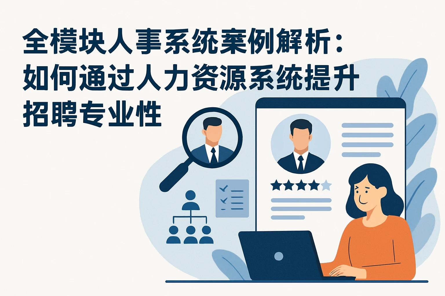 全模块人事系统案例解析:如何通过人力资源系统提升招聘专业性