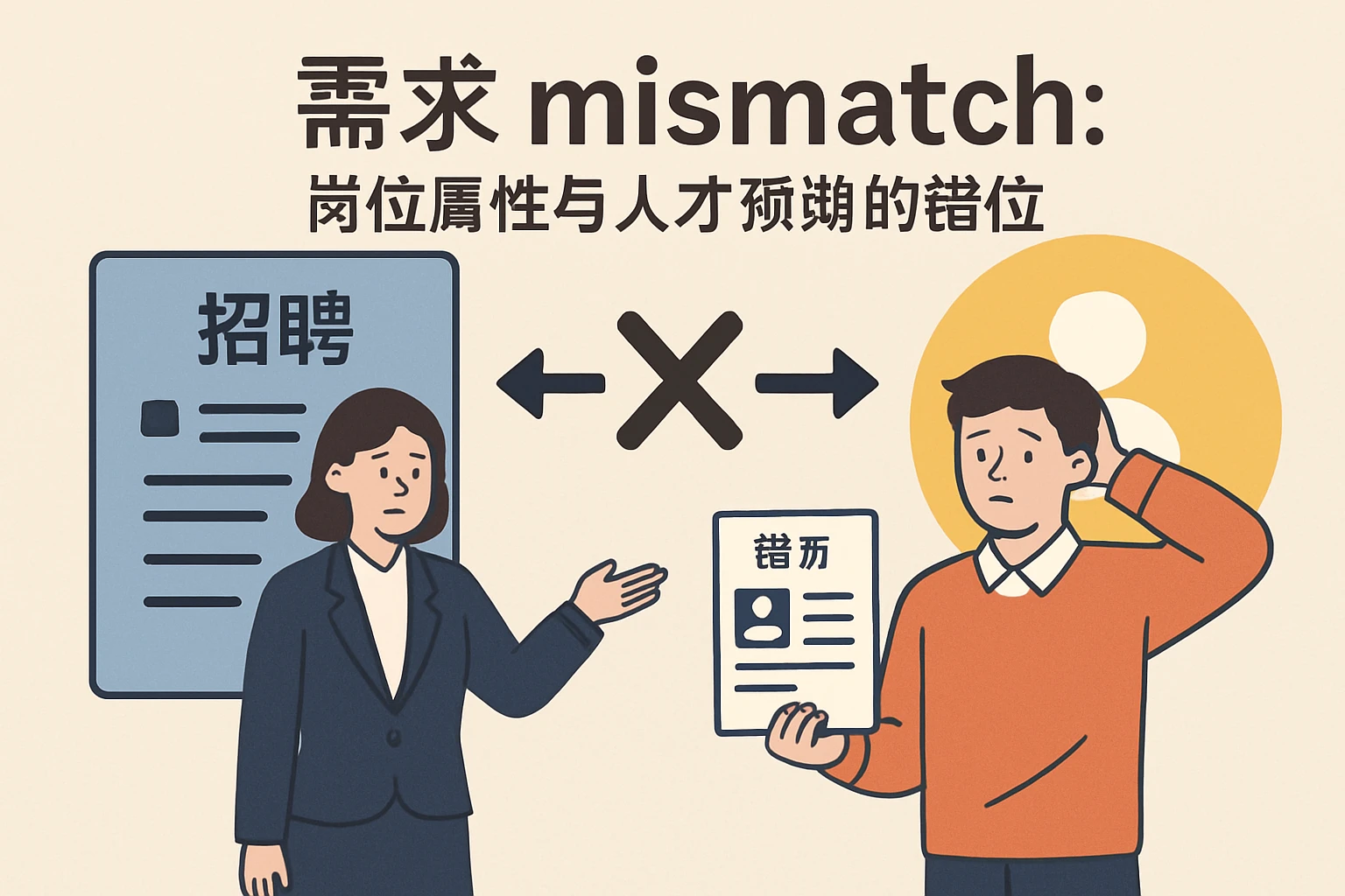 （2）需求 mismatch：岗位属性与人才预期的错位
