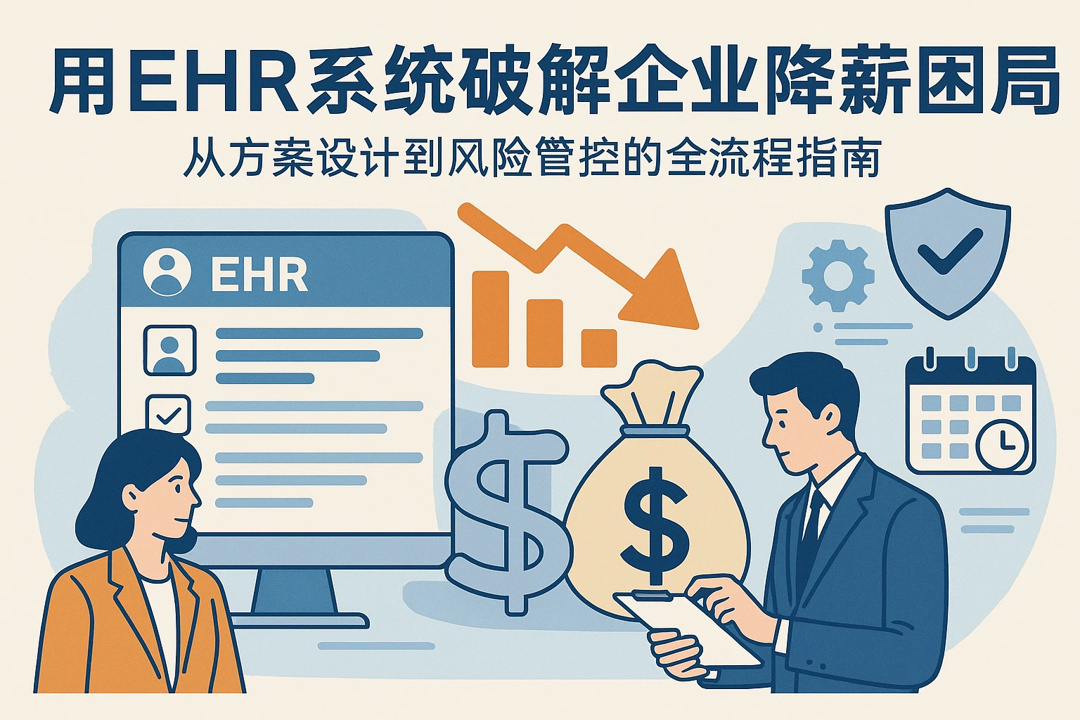 用EHR系统破解企业降薪困局：从方案设计到风险管控的全流程指南