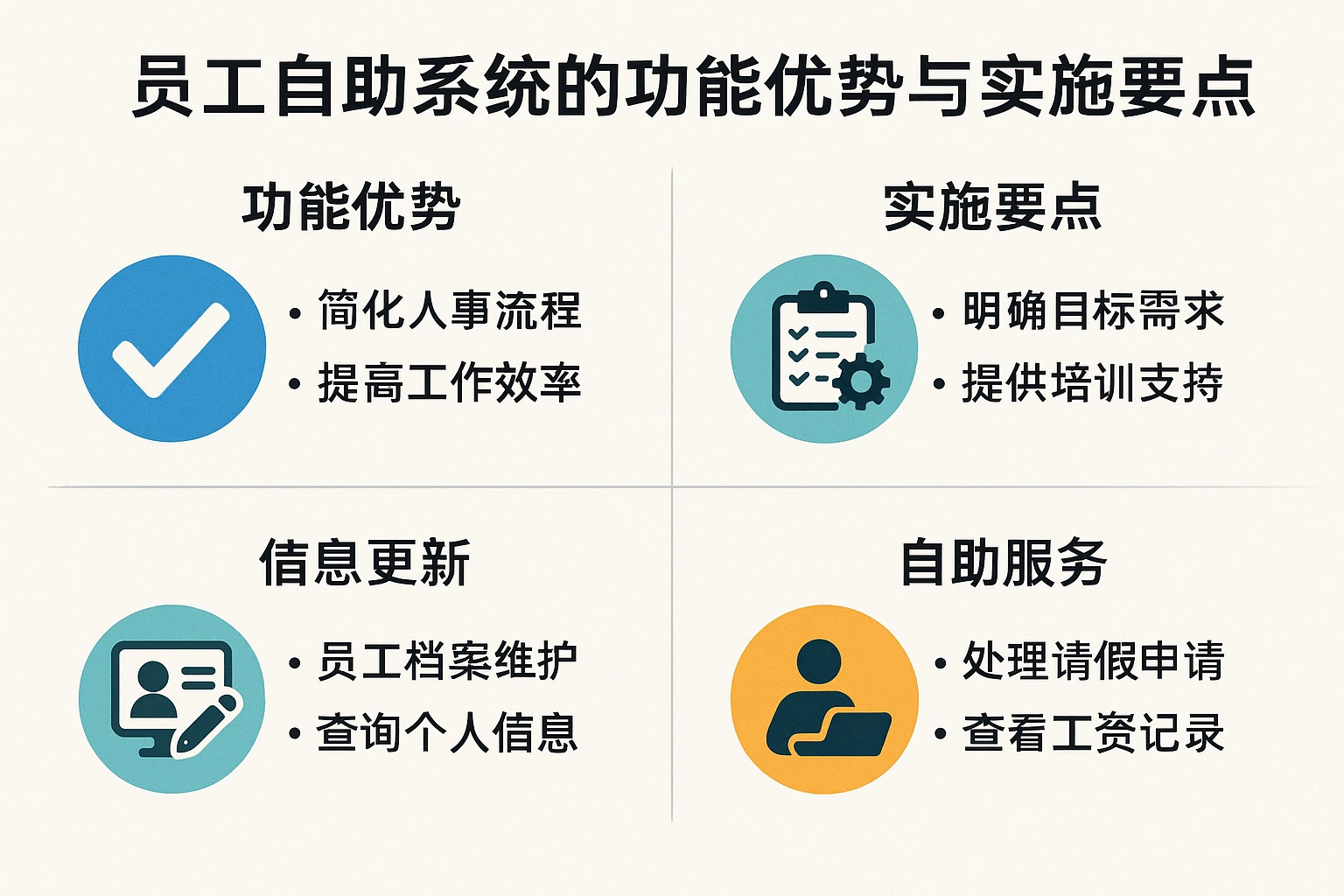 员工自助系统的功能优势与实施要点