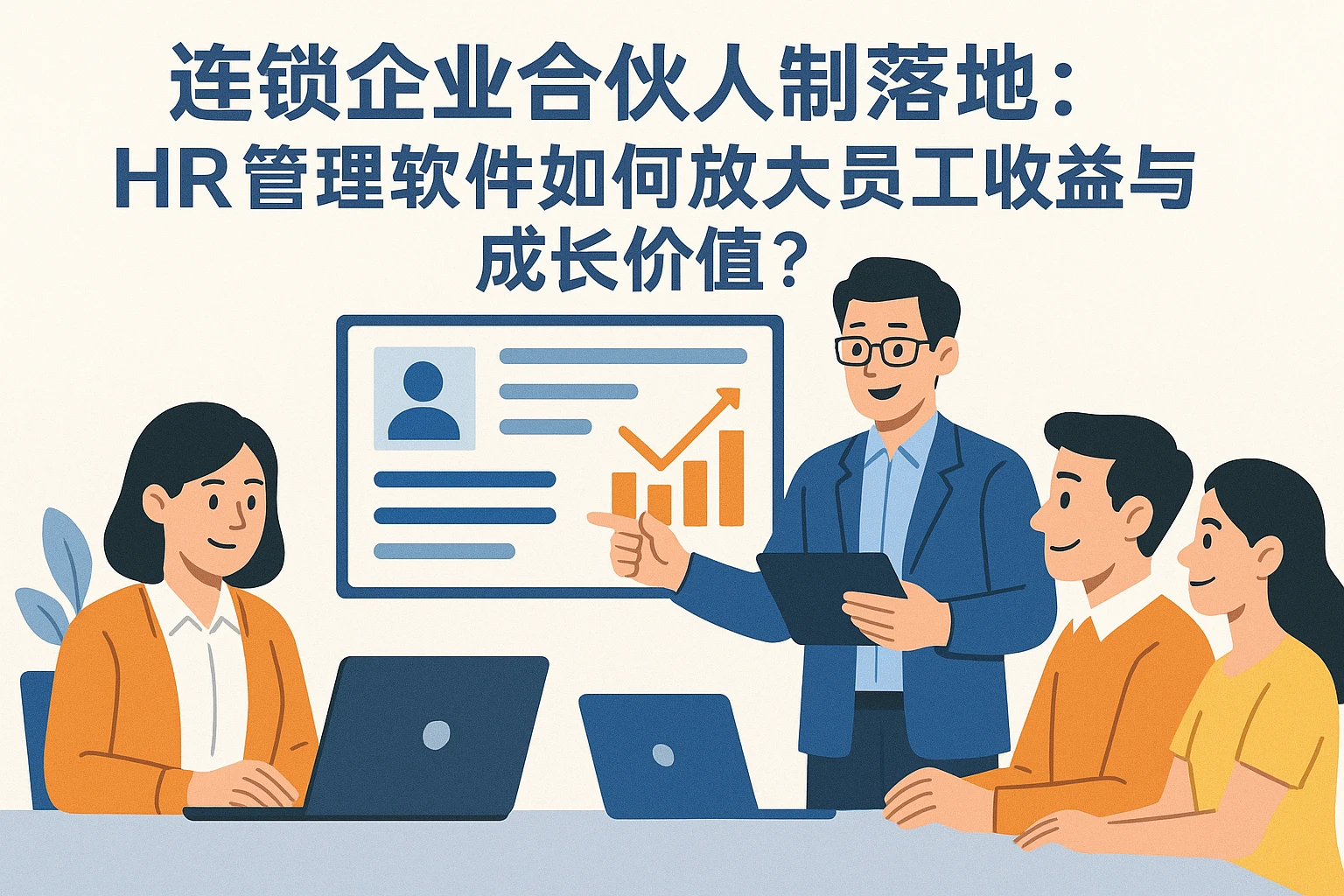 连锁企业合伙人制落地:HR管理软件如何放大员工收益与成长价值?