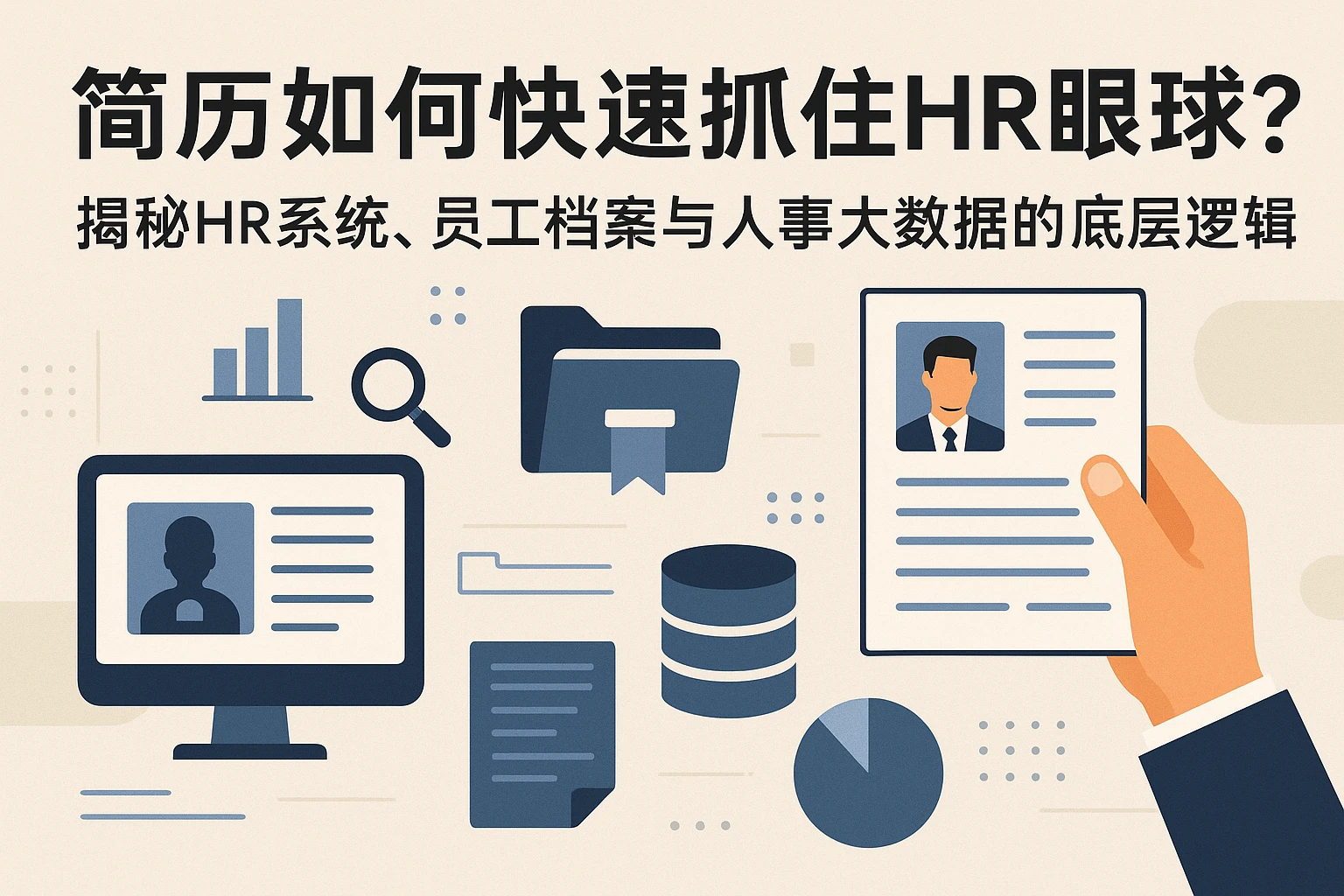 简历如何快速抓住HR眼球?揭秘HR系统、员工档案与人事大数据的底层逻辑