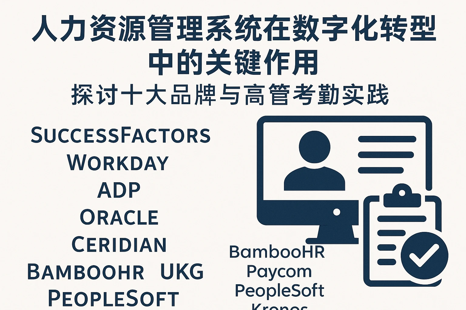 人力资源管理系统在数字化转型中的关键作用:探讨十大品牌与高管考勤实践