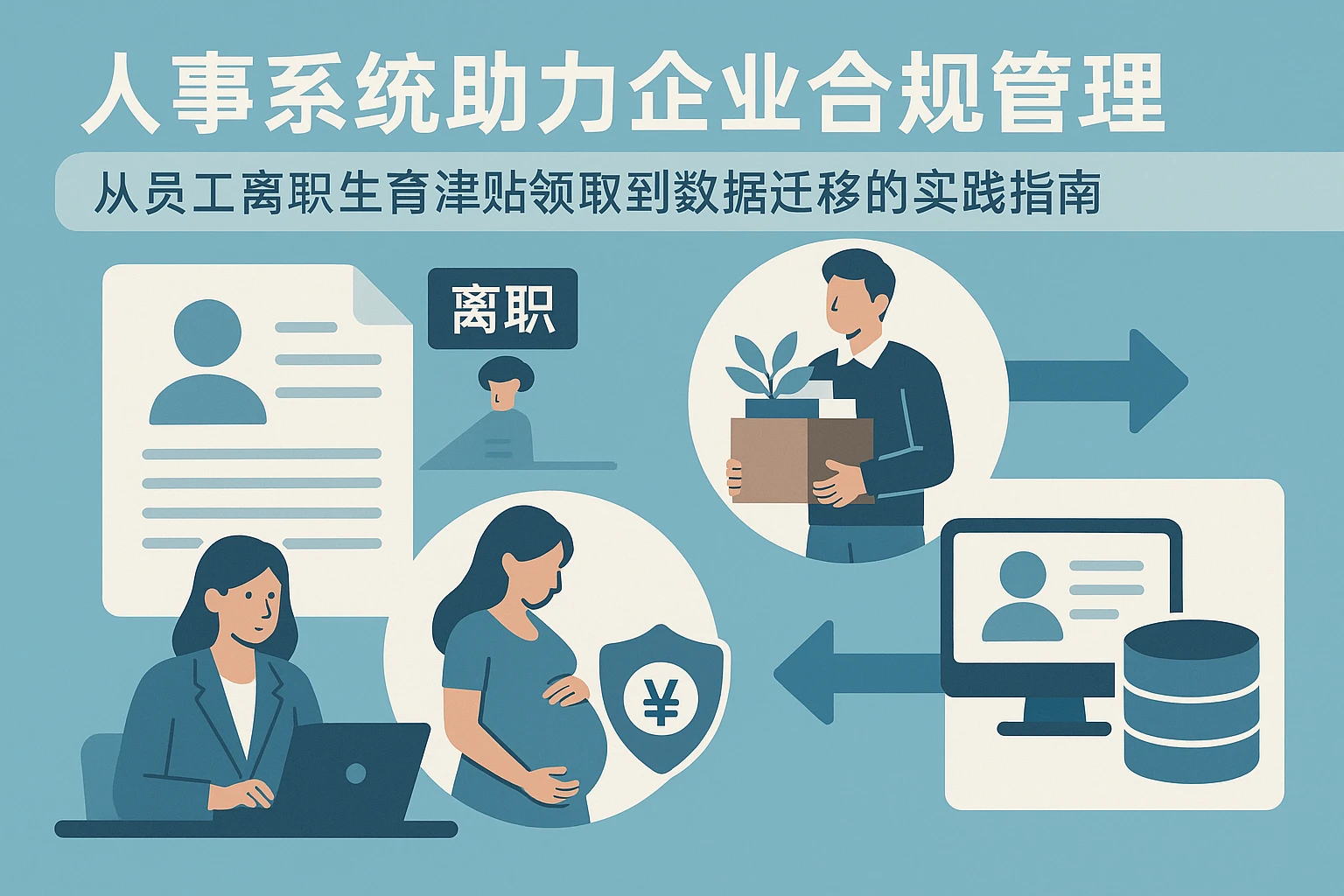 人事系统助力企业合规管理:从员工离职生育津贴领取到数据迁移的实践指南