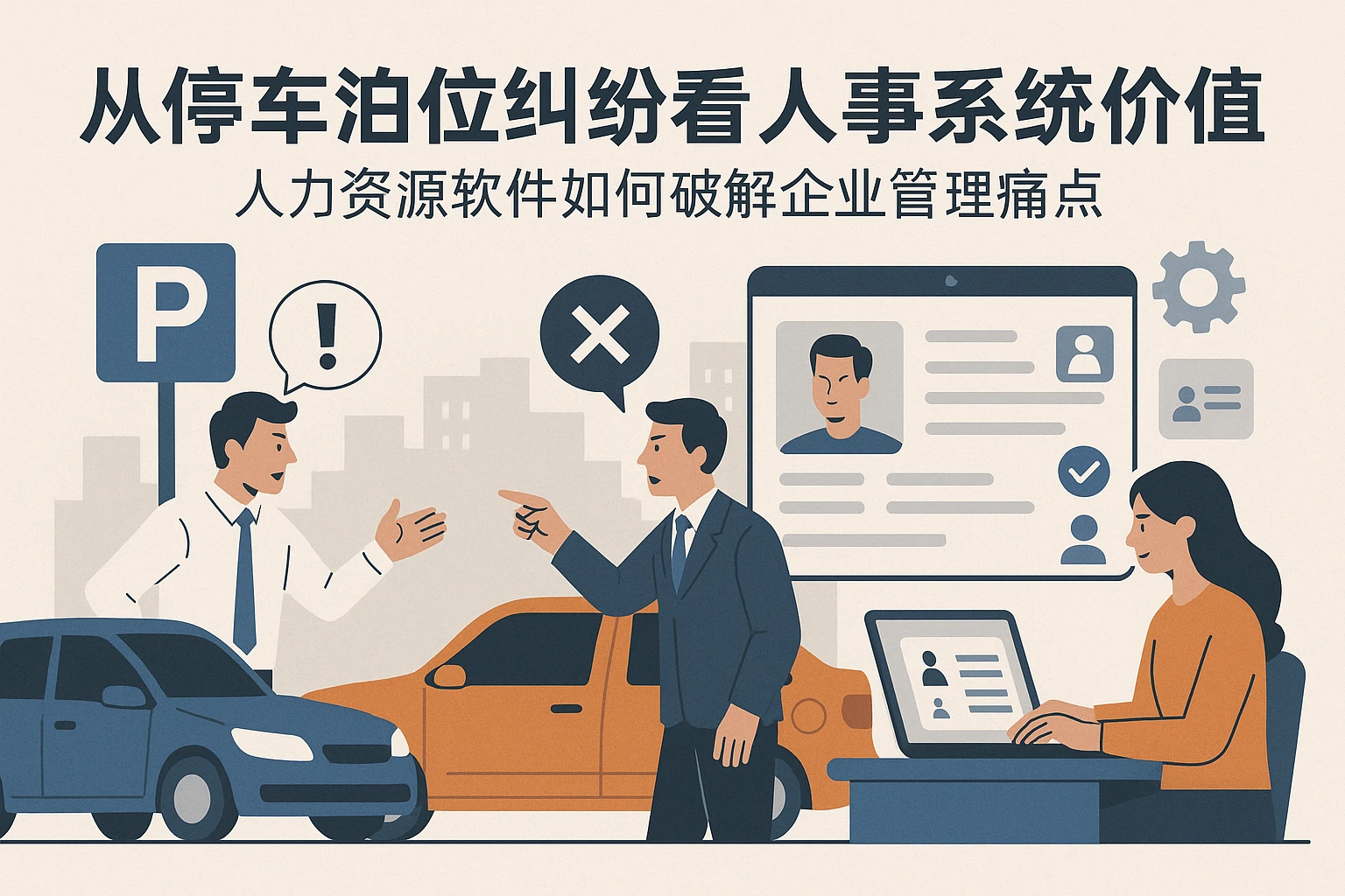 从停车泊位纠纷看人事系统价值：人力资源软件如何破解企业管理痛点