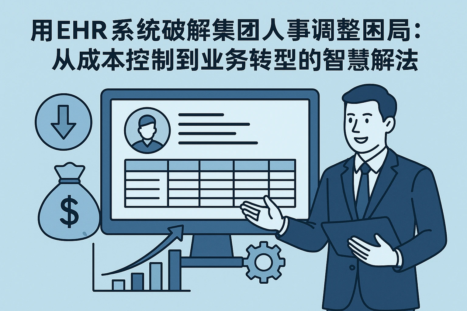 用EHR系统破解集团人事调整困局:从成本控制到业务转型的智慧解法