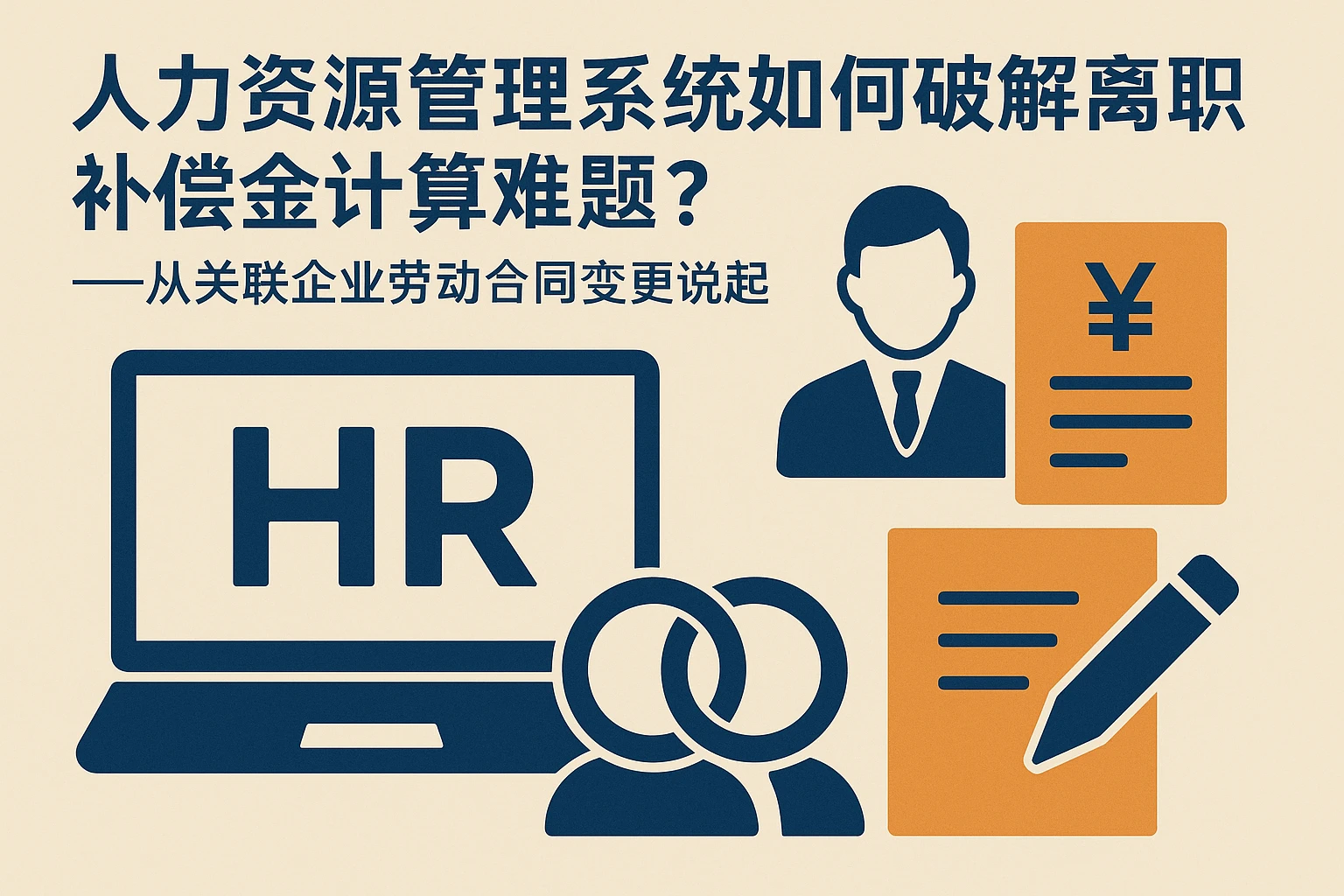 人力资源管理系统如何破解离职补偿金计算难题？——从关联企业劳动合同变更说起