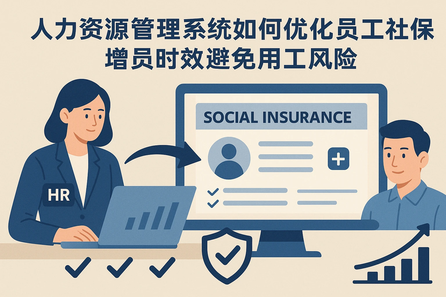 人力资源管理系统如何优化员工社保增员时效避免用工风险